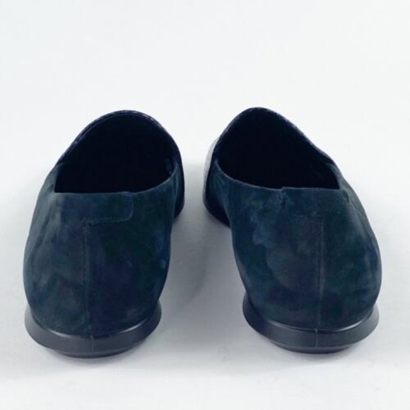 ECCO Touch Ballerina 2 Black Slip On Shoes Sz 37 6 6.5 Snakeskin Scale Loafers - Picture 7 of 10